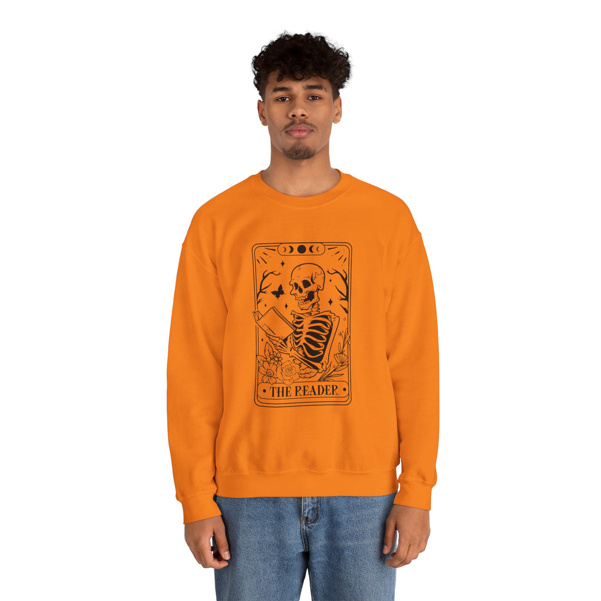 The Reader Tarot Unisex Heavy Blend™ Crewneck Sweatshirt
