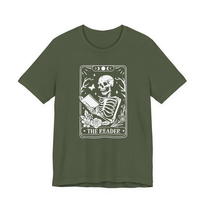 The Reader Tarot Unisex Jersey Short Sleeve Tee