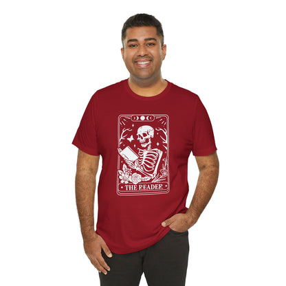 The Reader Tarot Unisex Jersey Short Sleeve Tee