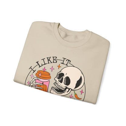 I Like It Extra Spicy Unisex Heavy Blend™ Crewneck Sweatshirt