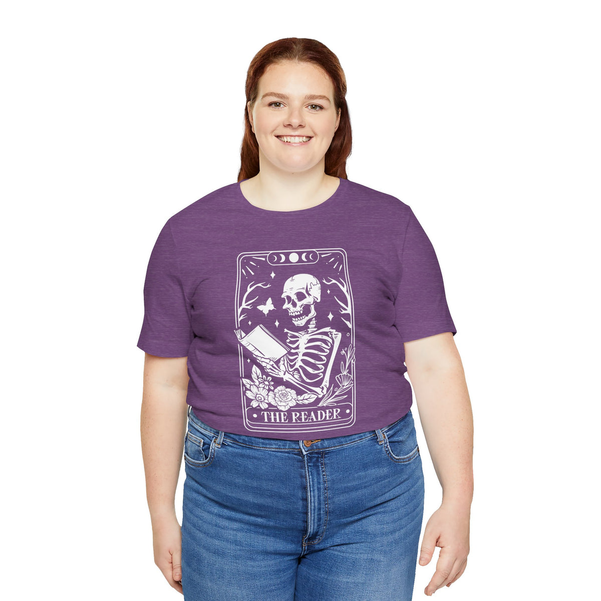 The Reader Tarot Unisex Jersey Short Sleeve Tee