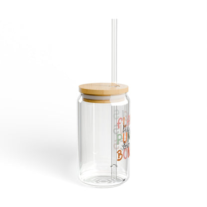 Fall Things Sipper Glass, 16oz