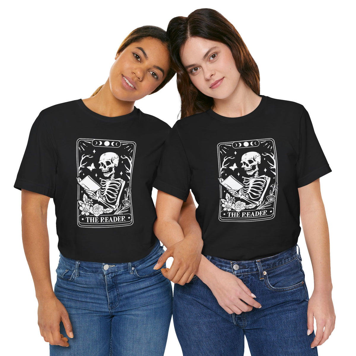The Reader Tarot Unisex Jersey Short Sleeve Tee