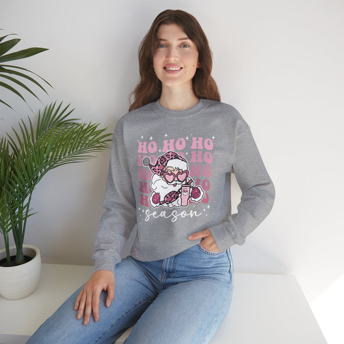 Ho Ho Ho Season Unisex Heavy Blend™ Crewneck Sweatshirt