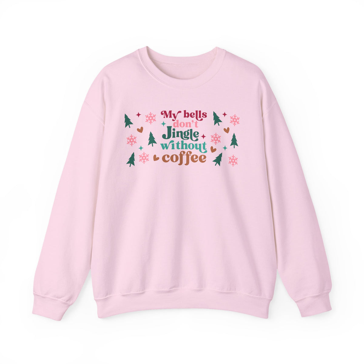 My Bells Don't Jingle without Coffee Unisex Heavy Blend™ Crewneck Sweatshirt