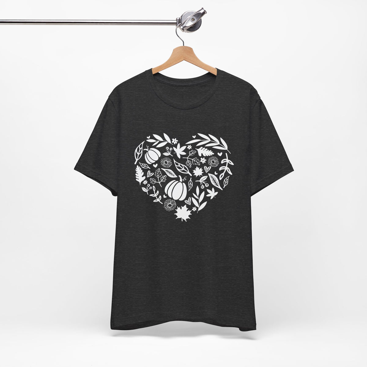 Fall Heart Unisex Jersey Short Sleeve Tee