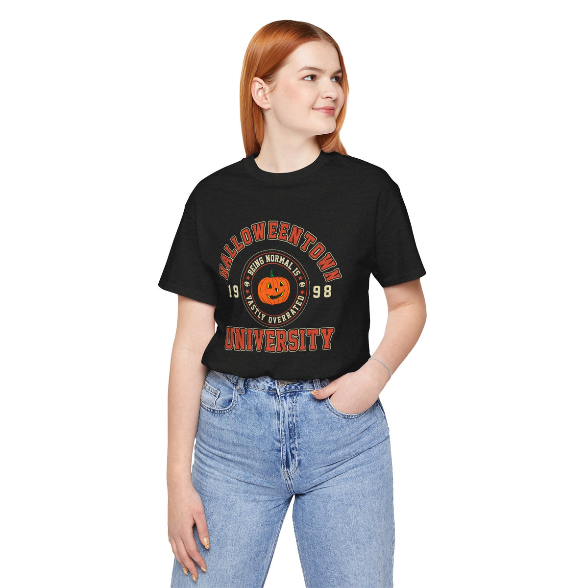 Halloween Town University Unisex Jersey Short Sleeve Tee