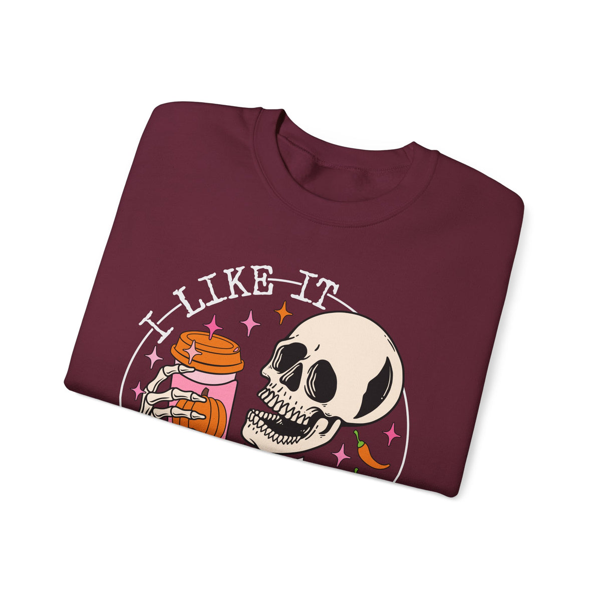 I Like It Extra Spicy Unisex Heavy Blend™ Crewneck Sweatshirt