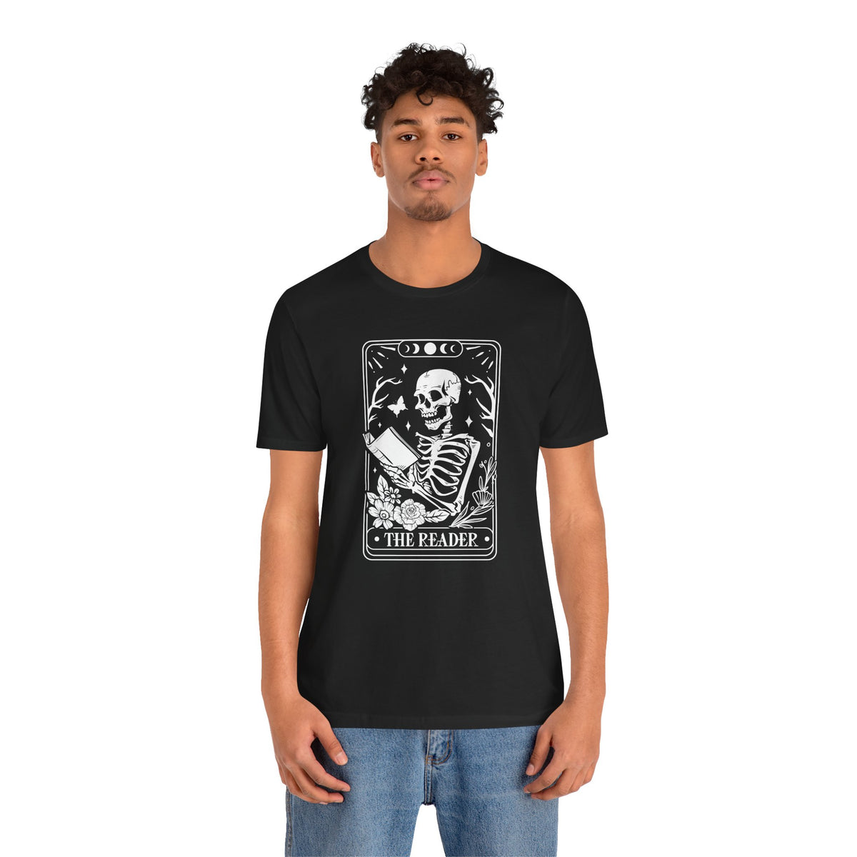 The Reader Tarot Unisex Jersey Short Sleeve Tee