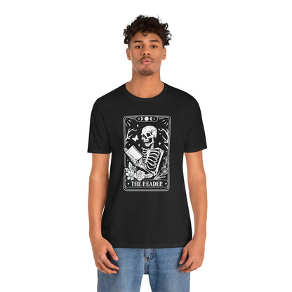The Reader Tarot Unisex Jersey Short Sleeve Tee