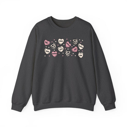 Cowboy Candy Hearts Unisex Heavy Blend™ Crewneck Sweatshirt