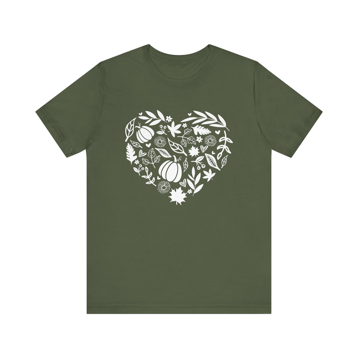 Fall Heart Unisex Jersey Short Sleeve Tee