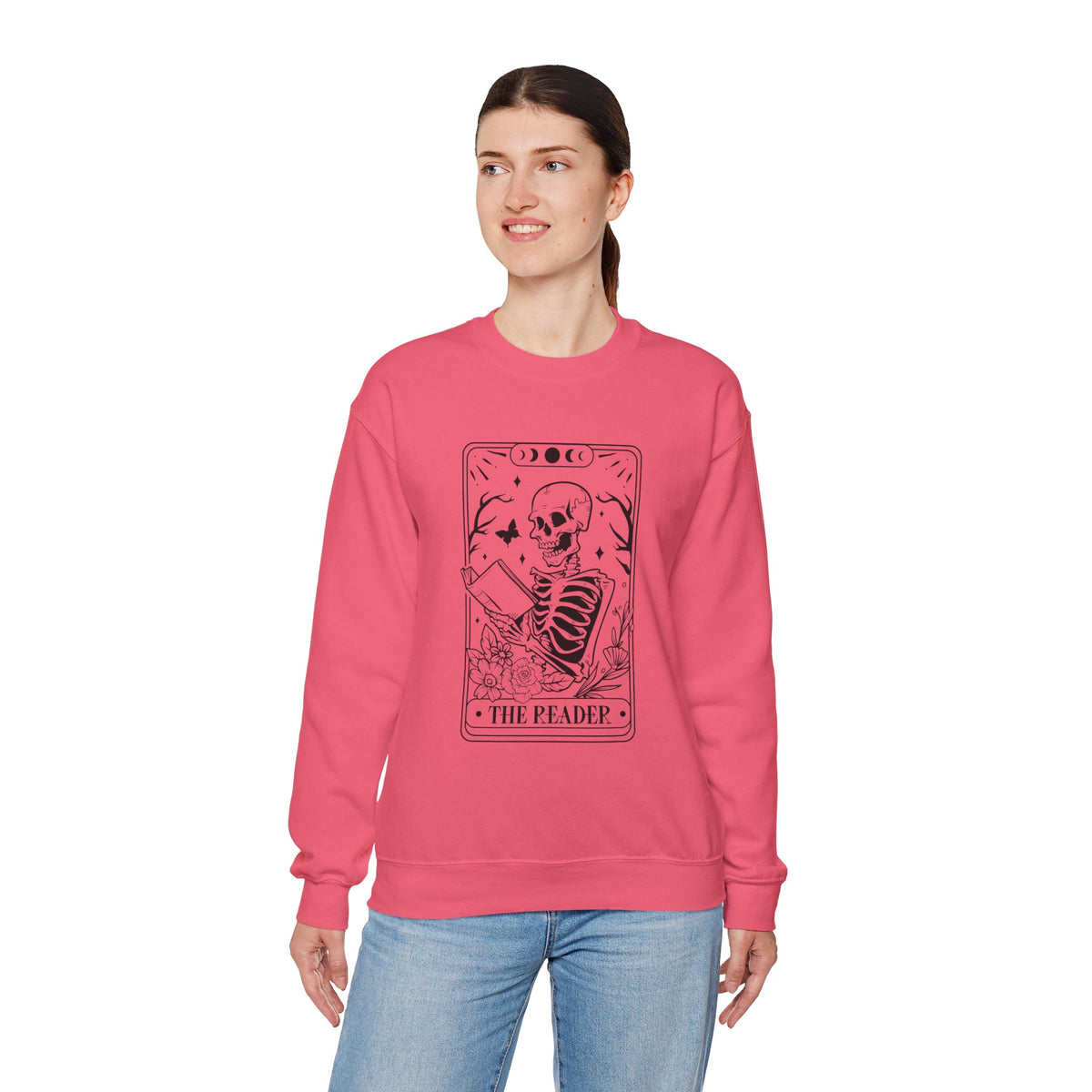 The Reader Tarot Unisex Heavy Blend™ Crewneck Sweatshirt