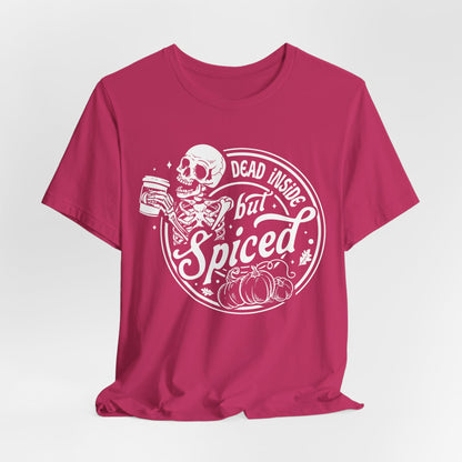 Dead Inside but Spiced Unisex Jersey Short Sleeve Tee