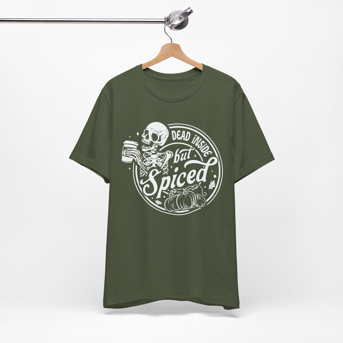 Dead Inside but Spiced Unisex Jersey Short Sleeve Tee