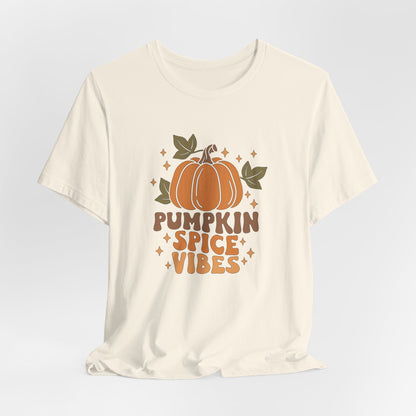 Pumpkin Spice Vibes Unisex Jersey Short Sleeve Tee