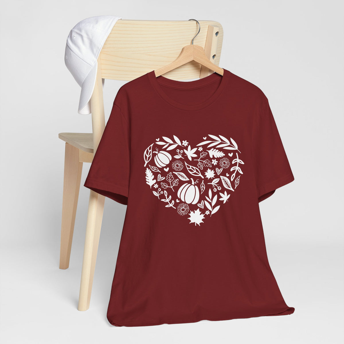 Fall Heart Unisex Jersey Short Sleeve Tee