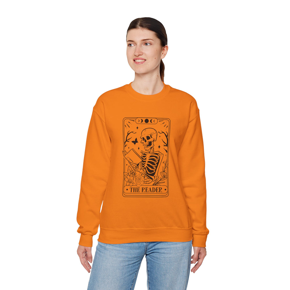 The Reader Tarot Unisex Heavy Blend™ Crewneck Sweatshirt