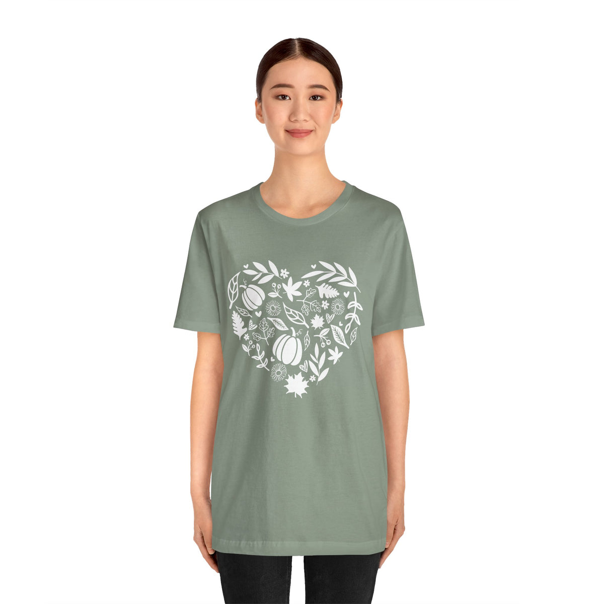 Fall Heart Unisex Jersey Short Sleeve Tee