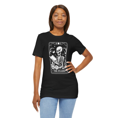The Reader Tarot Unisex Jersey Short Sleeve Tee