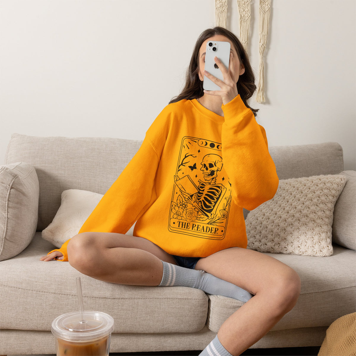 The Reader Tarot Unisex Heavy Blend™ Crewneck Sweatshirt