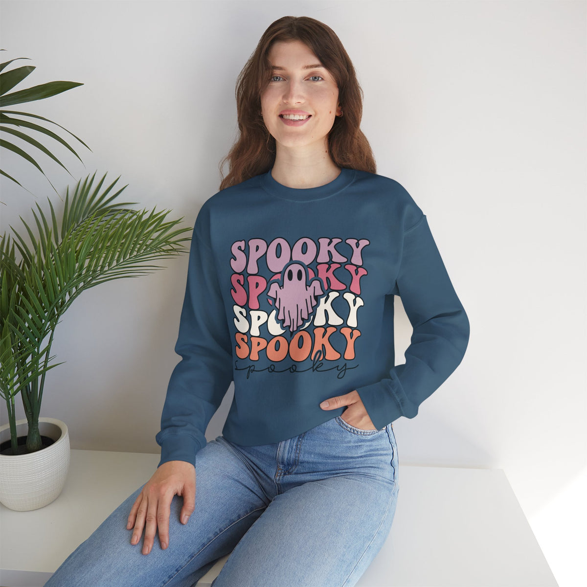 Spooky Spooky Unisex Heavy Blend™ Crewneck Sweatshirt