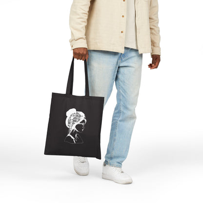 Inside a Bookworm's Mind Cotton Canvas Tote Bag