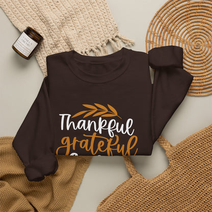 Thankful Grateful Blessed Unisex Heavy Blend™ Crewneck Sweatshirt