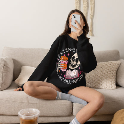 I Like It Extra Spicy Unisex Heavy Blend™ Crewneck Sweatshirt