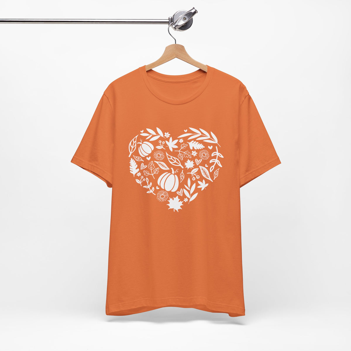 Fall Heart Unisex Jersey Short Sleeve Tee