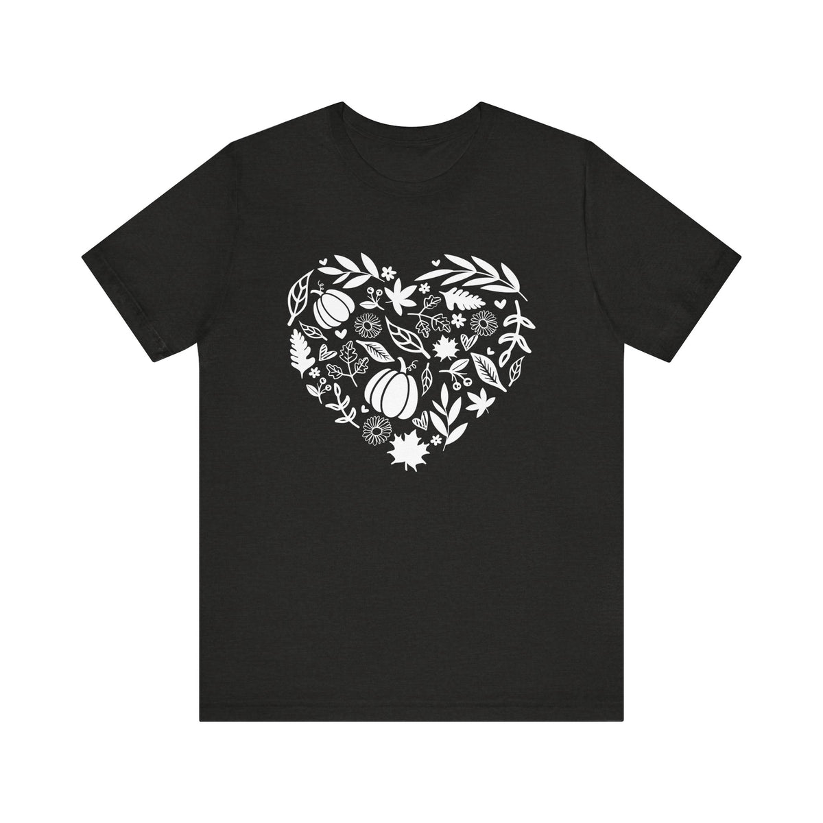 Fall Heart Unisex Jersey Short Sleeve Tee