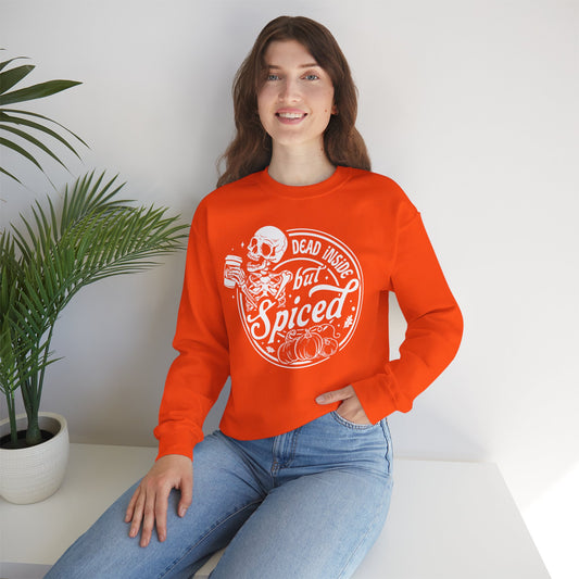 Dead Inside but Spiced Unisex Heavy Blend™ Crewneck Sweatshirt