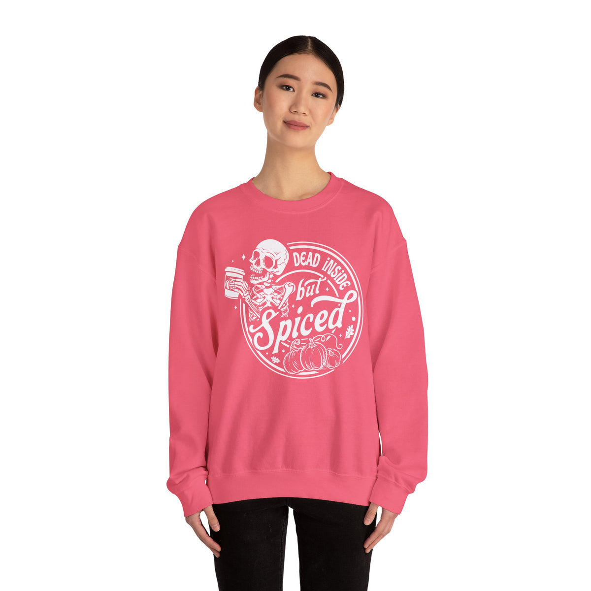 Dead Inside but Spiced Unisex Heavy Blend™ Crewneck Sweatshirt