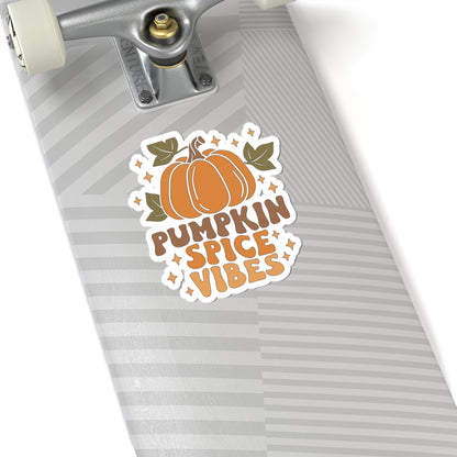 Pumpkin Spice Vibes Kiss-Cut Stickers