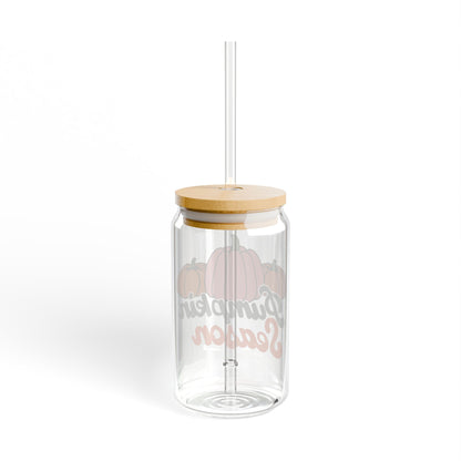 Pumpkin Season Sipper Glass, 16oz