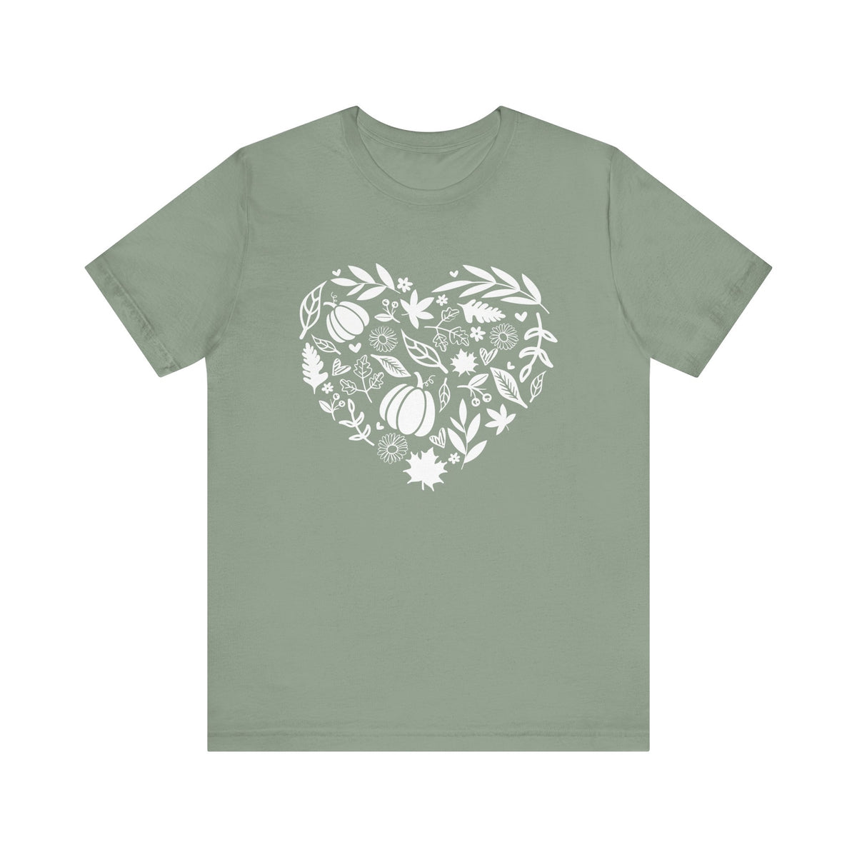 Fall Heart Unisex Jersey Short Sleeve Tee