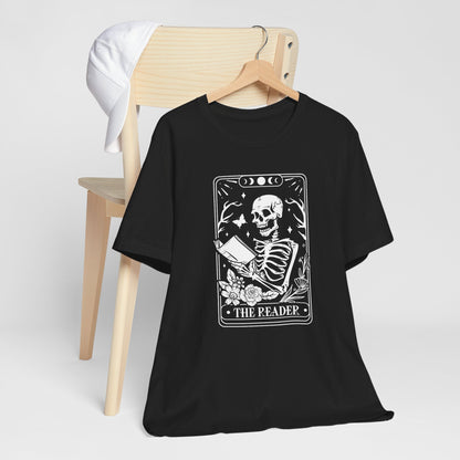 The Reader Tarot Unisex Jersey Short Sleeve Tee