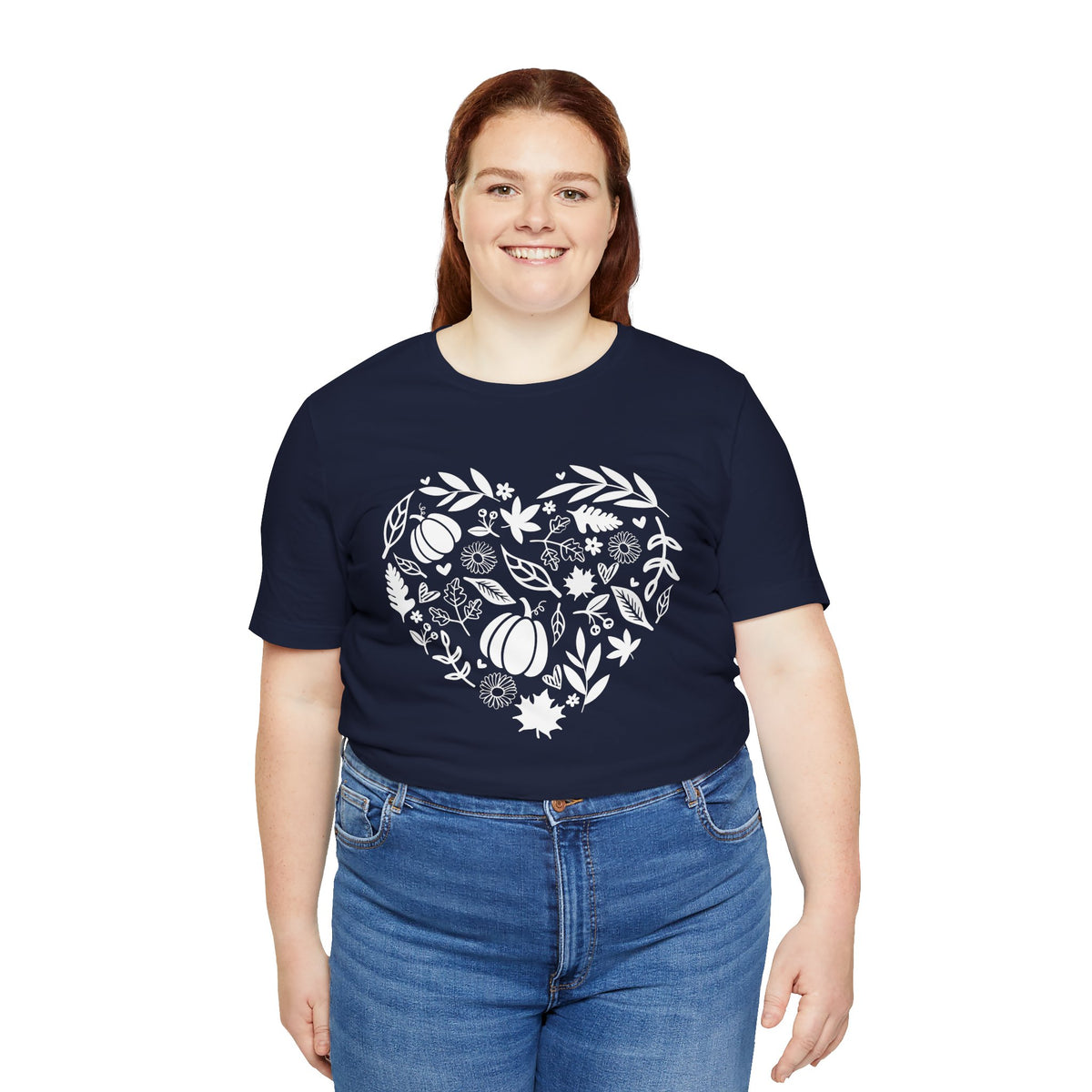 Fall Heart Unisex Jersey Short Sleeve Tee
