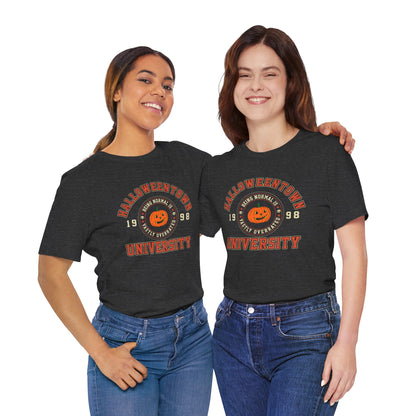 Halloween Town University Unisex Jersey Short Sleeve Tee