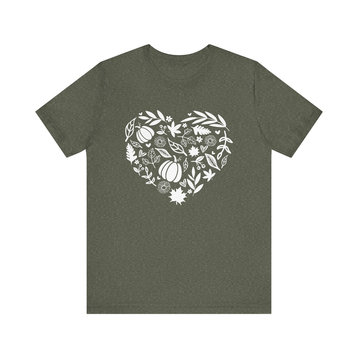 Fall Heart Unisex Jersey Short Sleeve Tee