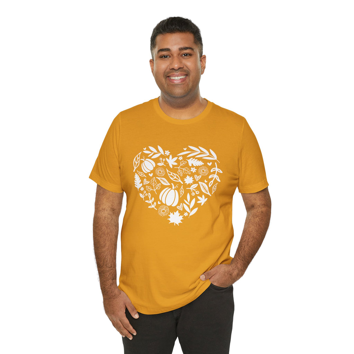 Fall Heart Unisex Jersey Short Sleeve Tee