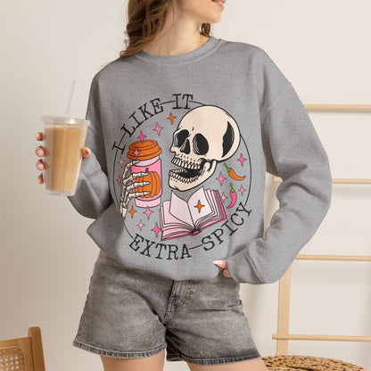 I Like It Extra Spicy Unisex Heavy Blend™ Crewneck Sweatshirt