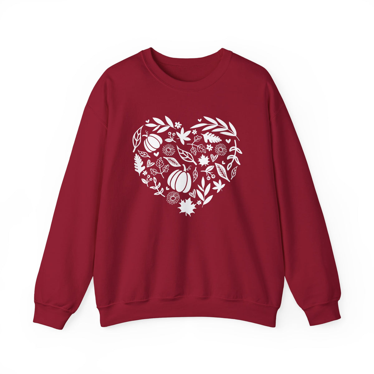 Fall Heart Unisex Heavy Blend™ Crewneck Sweatshirt