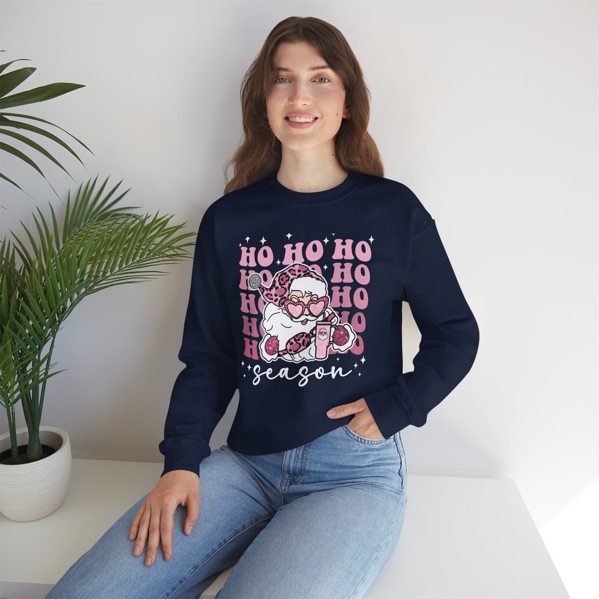 Ho Ho Ho Season Unisex Heavy Blend™ Crewneck Sweatshirt