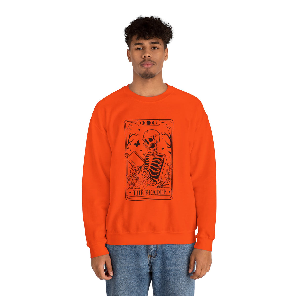 The Reader Tarot Unisex Heavy Blend™ Crewneck Sweatshirt