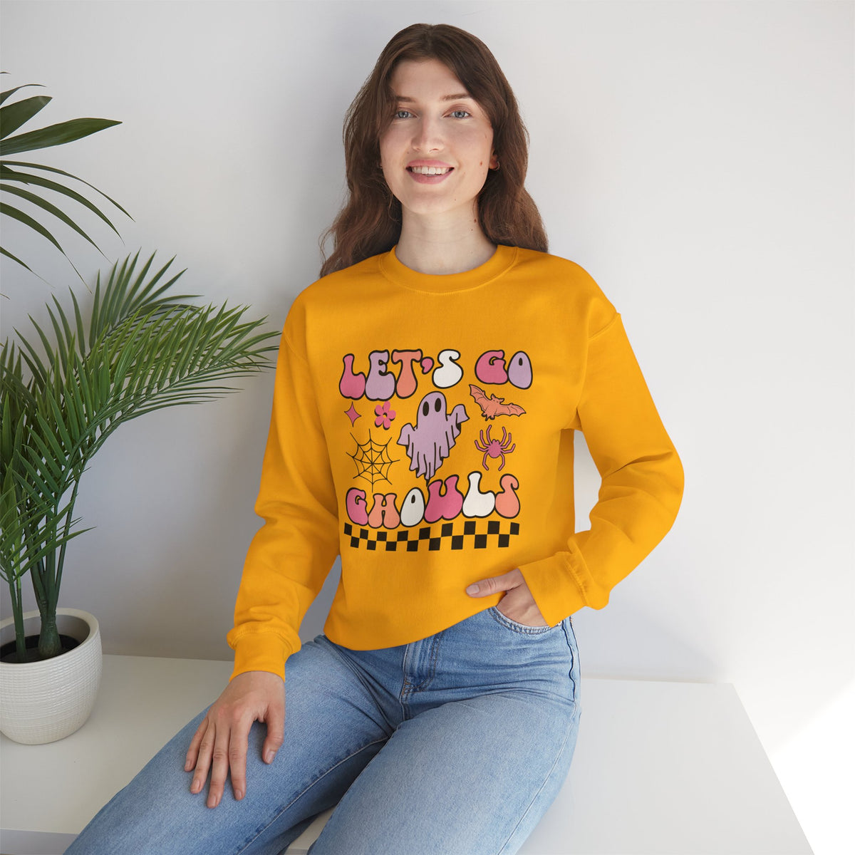 Let's Go Ghouls Unisex Heavy Blend™ Crewneck Sweatshirt