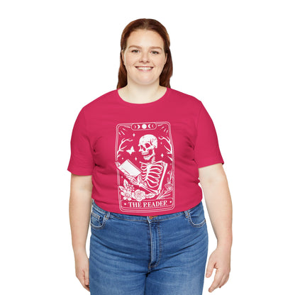 The Reader Tarot Unisex Jersey Short Sleeve Tee