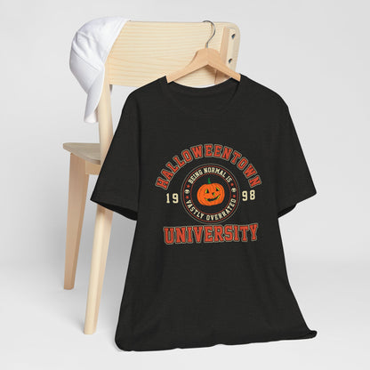 Halloween Town University Unisex Jersey Short Sleeve Tee