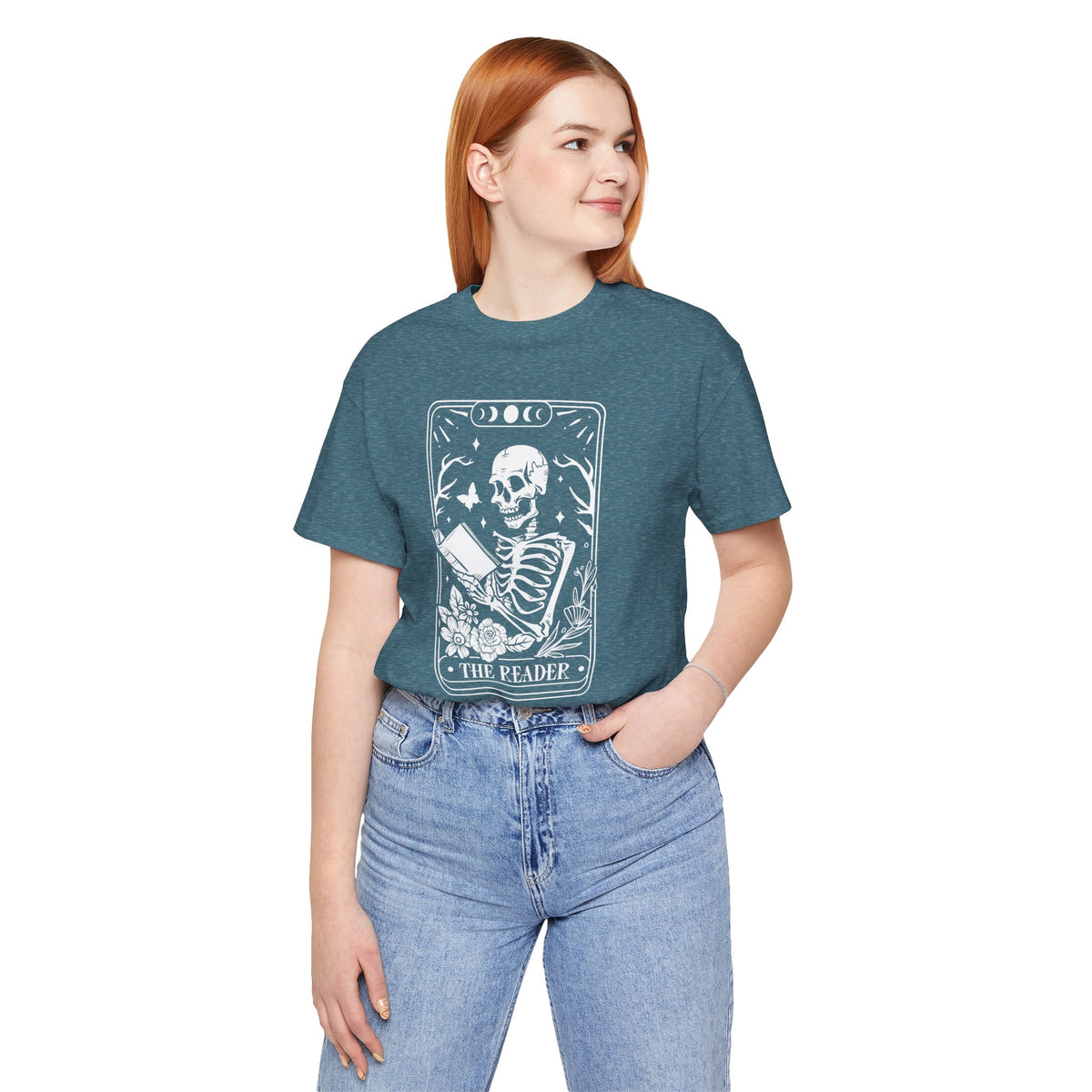 The Reader Tarot Unisex Jersey Short Sleeve Tee