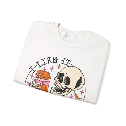 I Like It Extra Spicy Unisex Heavy Blend™ Crewneck Sweatshirt
